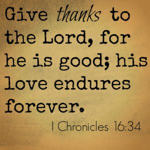 Give Thanks to the Lord