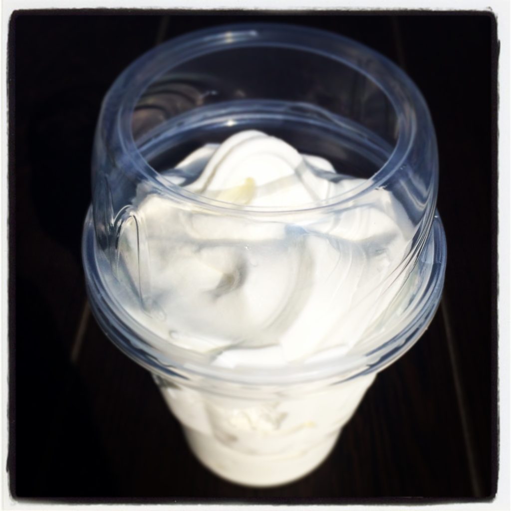 A Celiac-friendly McDonald's vanilla ice cream "cone."