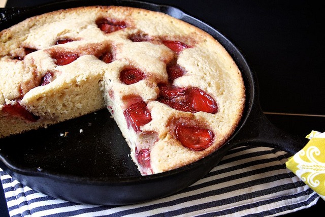 Joy the Baker's Roasted Strawberry Buttermilk Cake