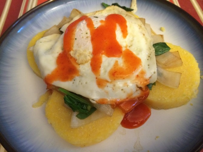 Polenta with Eggs