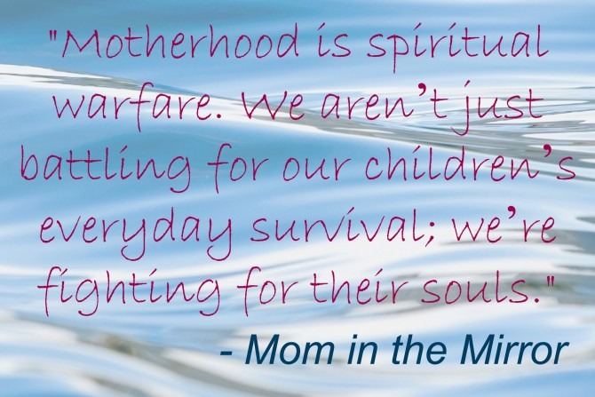 Mom in the Mirror Quote