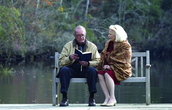 James Garner and Gena Rowland in The Notebook