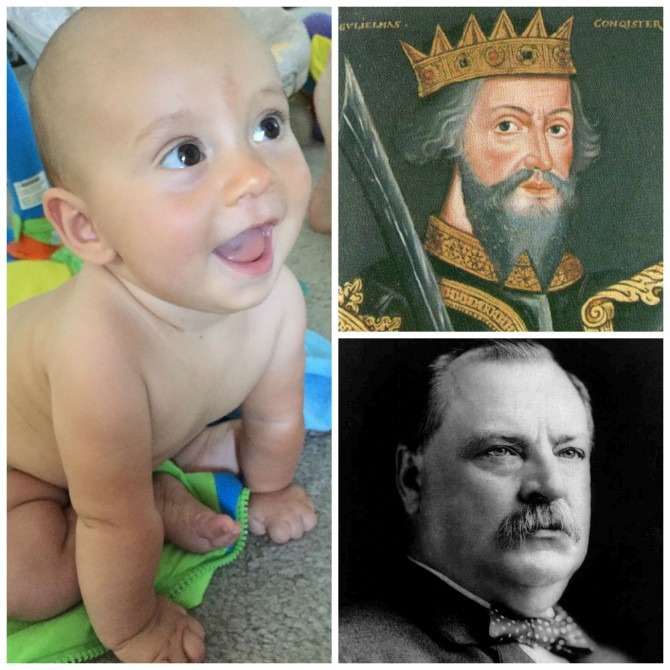 William the Conqueror, Charlie, and Grover Cleveland: do you spot any resemblance?