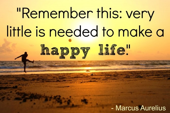 Marcus Aurelius on Happiness