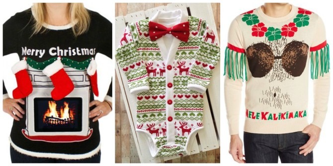3 Tacky Christmas Sweaters