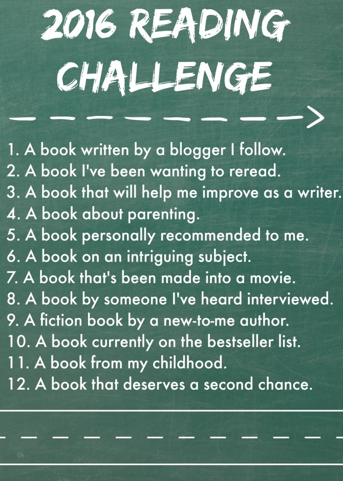 2016 Reading Challenge