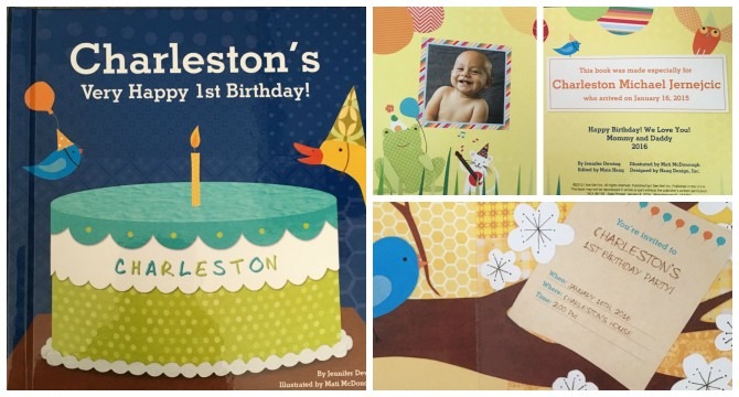 Charleston's First Birthday Board Book