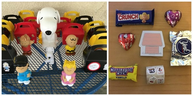 Peanuts Birthday Party Favors