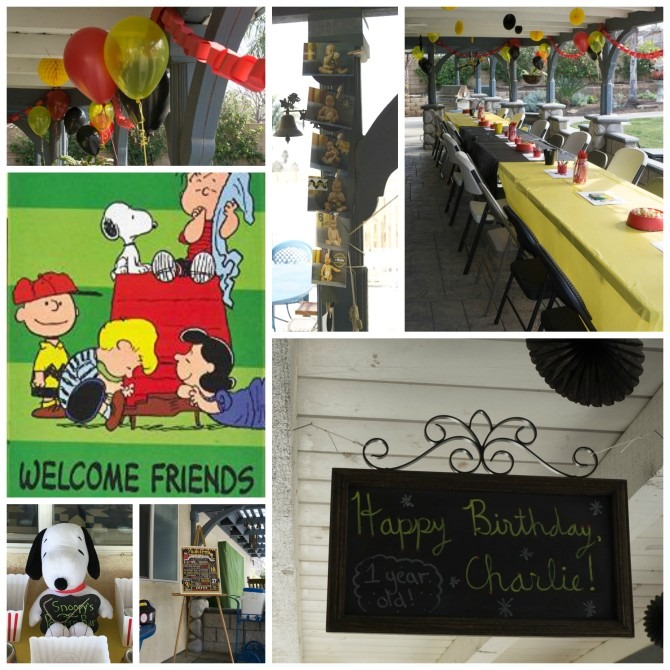 Peanuts First Birthday Decorations