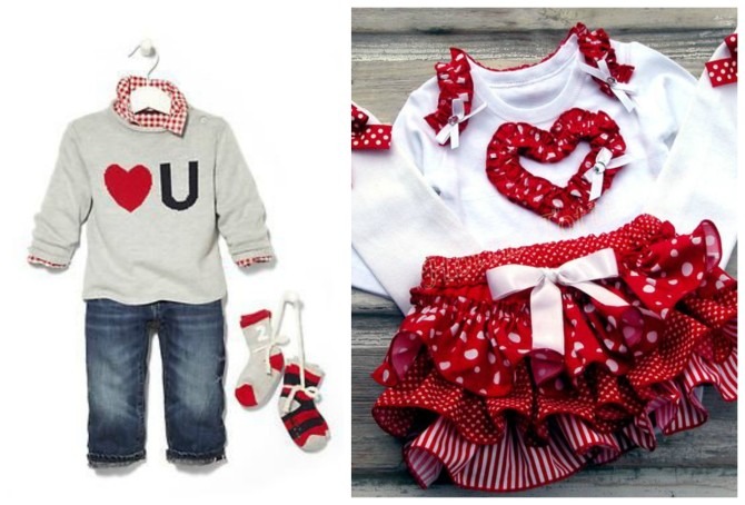 2 Toddler Valentine's Outfits