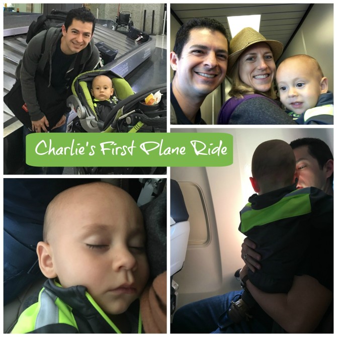 Charlie's First Plane Ride