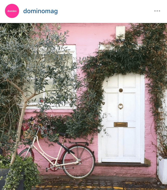 Domino Magazine Instagram