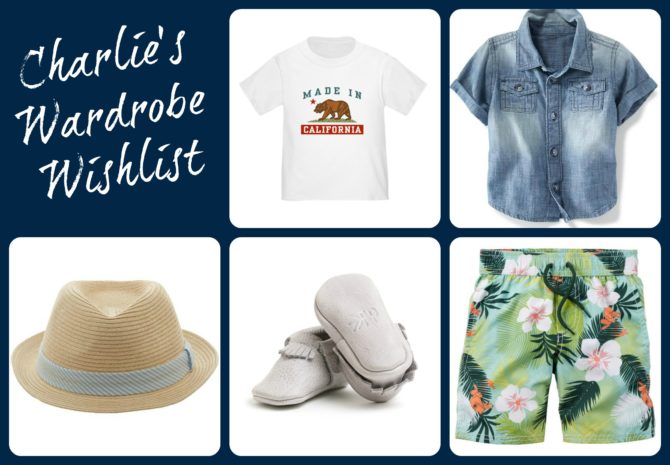 Charlie's Wardrobe Wishlist