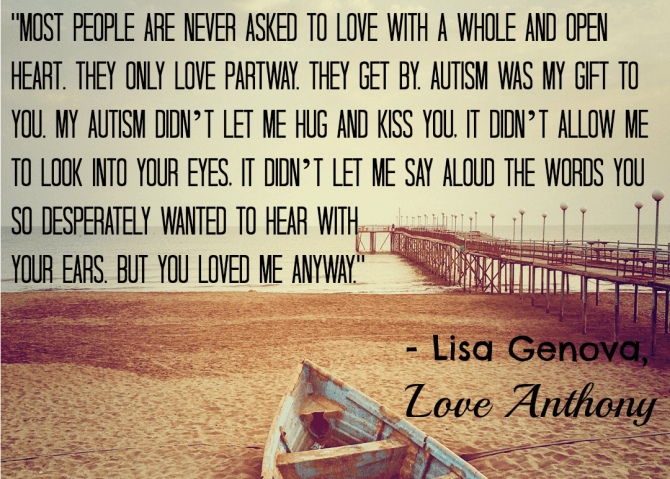 Love Anthony Quote from Lisa Genova