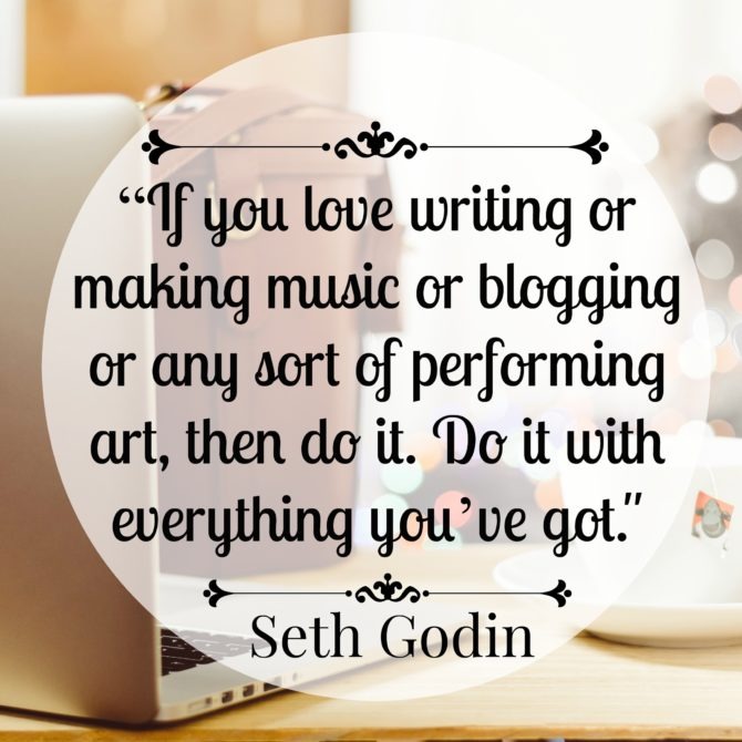 Quote from Seth Godin