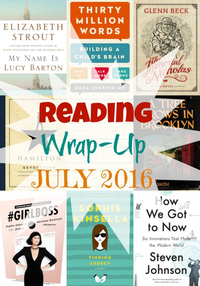 Quick Lit Reading WrapUp // July 2016