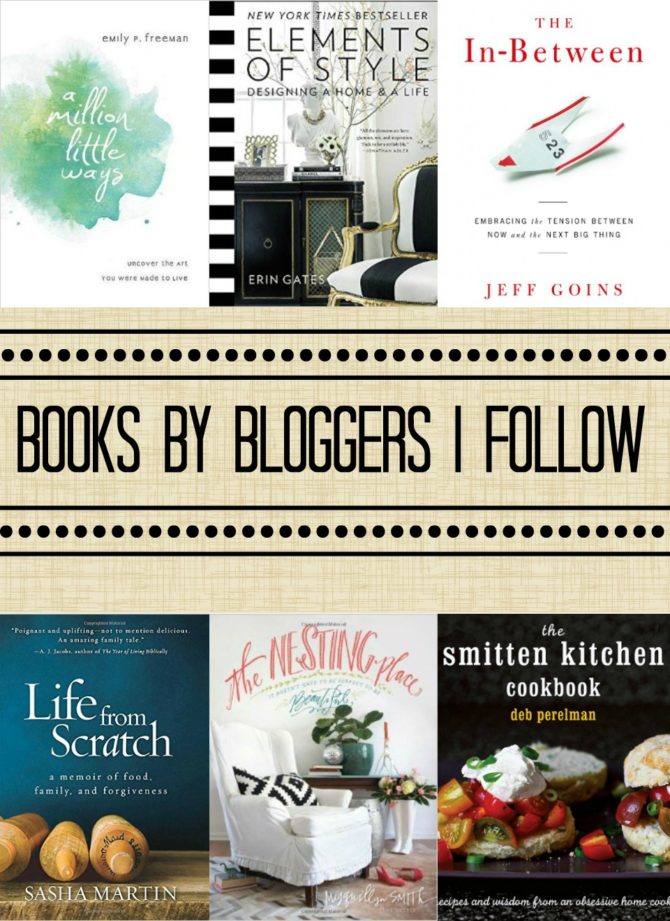 Books By Bloggers I Follow