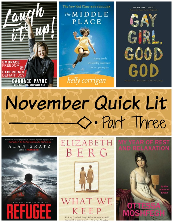 Quick Lit: Reading Wrap-Up, Part Three // November 2018 – KendraNicole.net