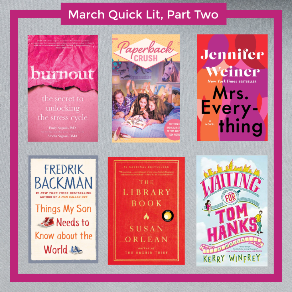 Quick Lit: March 2020 Reading Wrap-Up, Part Two – KendraNicole.net