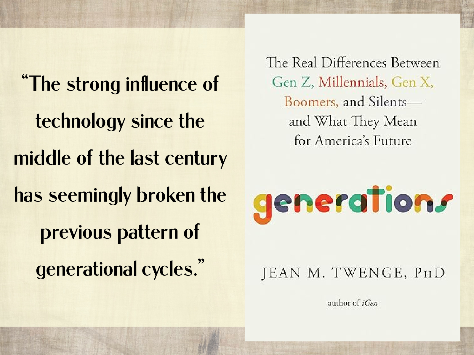 Generations, Book by Jean M. Twenge, Official Publisher Page